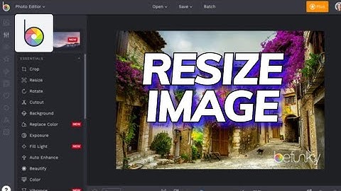 How to Resize Image in Befunky 2025?
