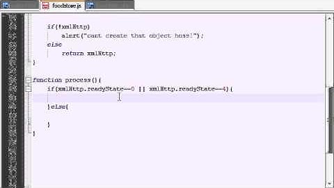 AJAX Tutorial - 7 - Communicating with the Server