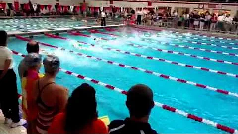 Mid-Penn Swimming Championships: Girls 50 free fin...