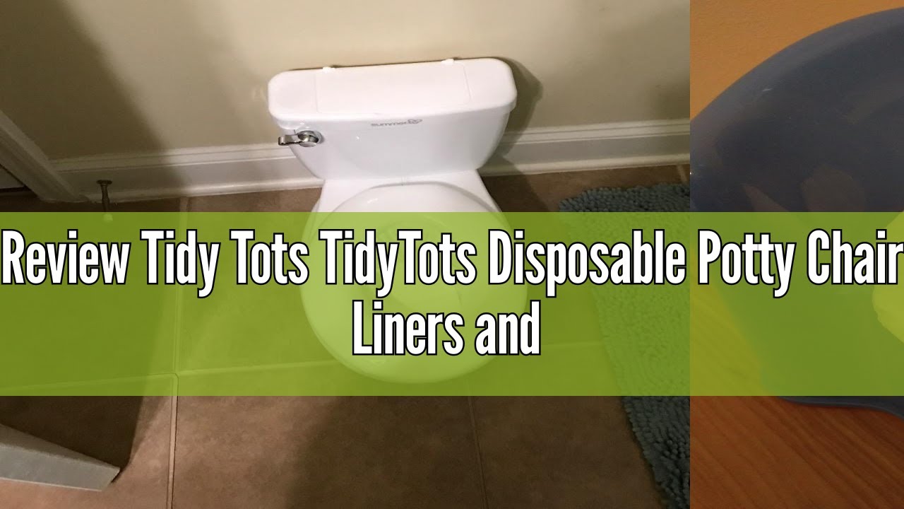 Review Tidy Tots TidyTots Disposable Potty Chair Liners and Pads for Potty Training Toddlers | XL Co