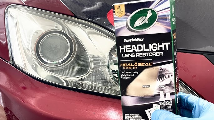  Turtle Wax 53435 Speed Headlight Lens Restorer Kit with Ceramic  Acrylic Protection Wipes 2 fl. oz : Automotive