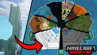 I Rebuilt Every Biome in Minecraft hardcore!