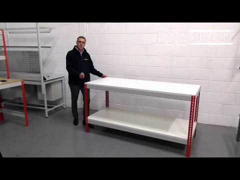 just workbenches melamine top workbench demo