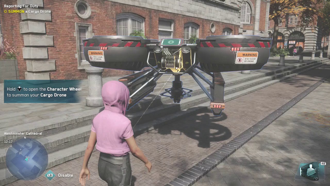 Watch Dogs Legion Summon Cargo Drone Use Cargo Drone YouTube