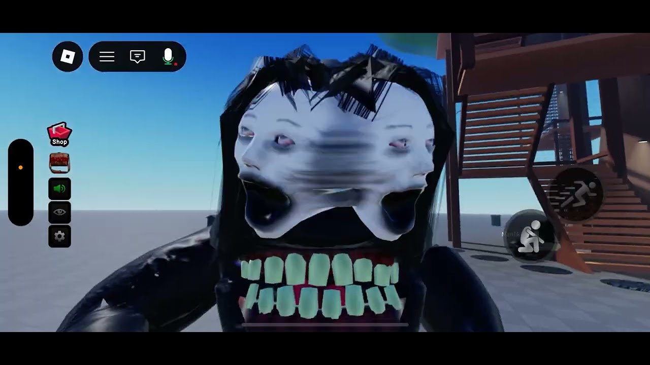 Playing with my friend