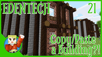 Edentech EP21: How to Copy Buildings in Minecraft with the RF Tools Builder
