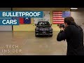 Ceo proved his bulletproof cars work by sitting inside one and taking shots from an ak47