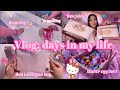 Vlog  cleaning and organizing lululemon bag state fair girly haul plushies  easter party