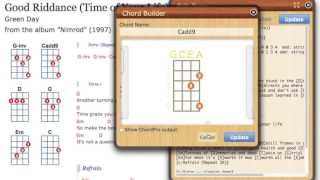 UkeGeeks' Visual "Chord Builder" Tool Tutorial screenshot 2
