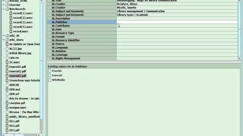 Enrich Greenstone database creation