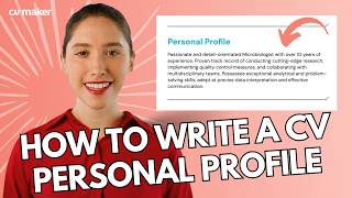 How to Write a Personal Profile on Your CV (Make a Strong First Impression) screenshot 5
