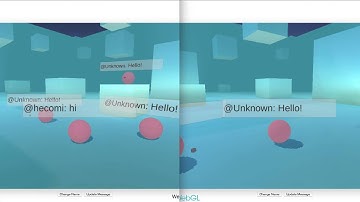 3D Chat on Browser using Unity 5 WebGL x Node.js(Socket.IO)