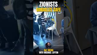 Israeli Terror Supporters Vandalize Palestinian Café in Iceland