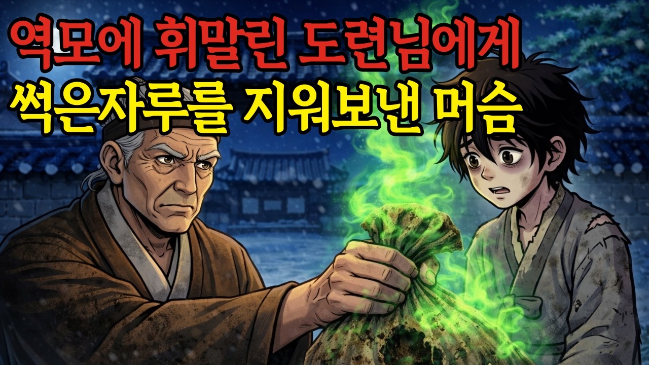 [금빛조선야담]역모로 도망치던 도련님에게 머슴이 건넨 썩은 자루 하나 야담,민담,오디오북 ,수면동화