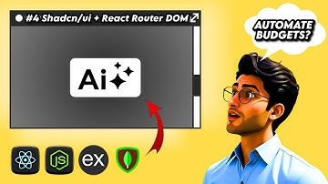 Build AI Personal Finance Tracking App React, Full Stack MERN | #4 ShadcnUI with React Router DOM