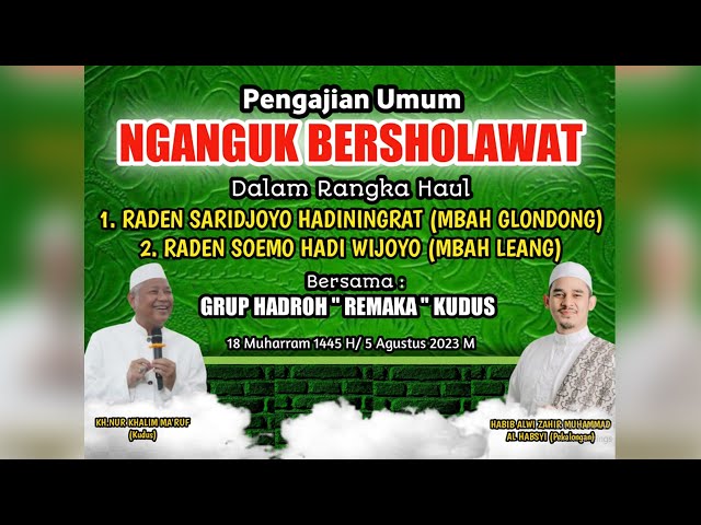 HAUL  RADEN SARIDJOYO HADININGRAT ( MBAH GLONDONG ) - RADEN SOEMO HADI WIJOYO ( MBAH LEANG ) class=