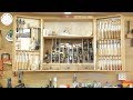 143 Making a Hand Tool Cabinet Organizer Part 4 / Dovetail drawers, Chisel holders