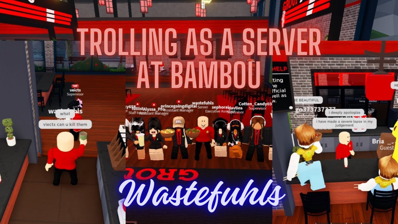 ROBLOX TROLLING AS A SERVER AT BAMBOU
