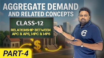 Aggregate Demand & Related Concepts | Part 4 | Class 12 Eco | Relation between APC, APS, MPC & MPS