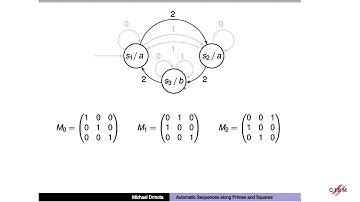 Michael Drmota: (Logarithmic) densities for automatic sequences along primes and squares