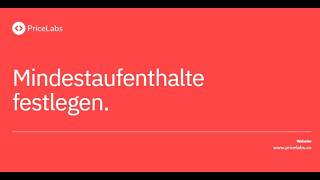 Mindestaufenthaltsregeln festlegen