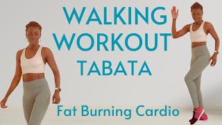 ENTRAÎNEMENT MARCHE TABATA?PERDRE DU POIDS?TABATA WALKING WORKOUT FOR WEIGHT LOSS?WALK AT HOME