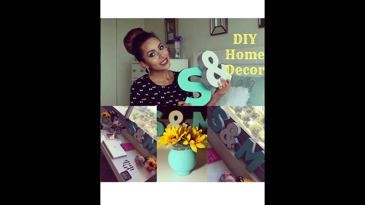 DIY Home DECOR--Super Easy and Affordable - YouTube