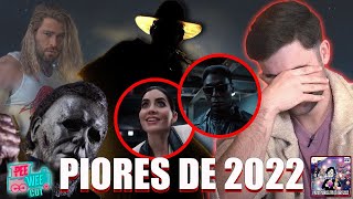 OS PIORES FILMES E SÉRIE DE 2022 | MARCELITO DE OURO Pt 2 | PEEWEECAST 181 | PEEWEE CUT LISTAS