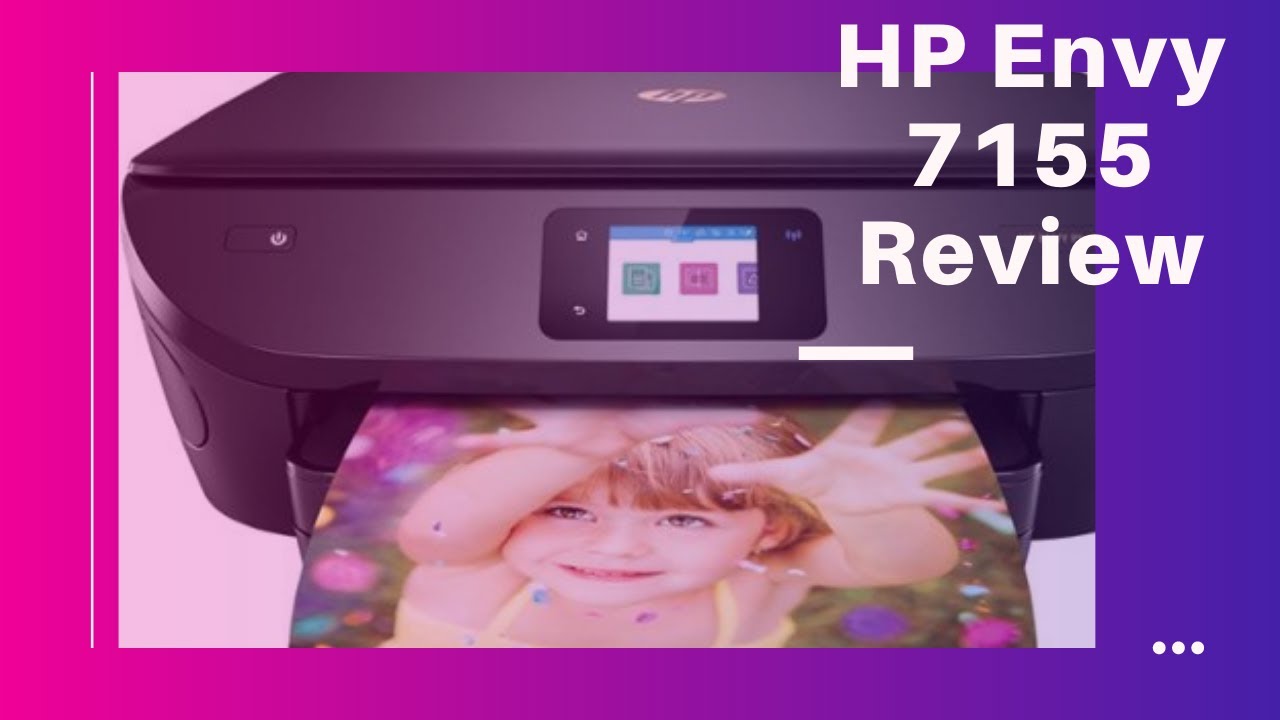 New Printer | HP Envy 7155 Photo All-In-One Printer Review - YouTube
