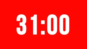 31 Minute Timer With Alarm Without Music