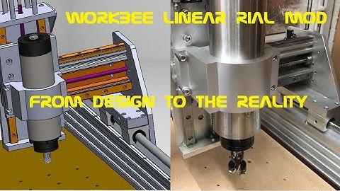 WorkBee CNC Linear Rail upgrade diy Mod SBR 16 MGH 15 Guitar Making NJR Custom Guitars