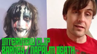 Barney From Napalm Death on maintaining his voice