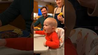 Baby Defends Dad in Angry Baby Talk🩷😳#shorts#familyfun#cute#funny#babytalking#baby#newbaby#p730