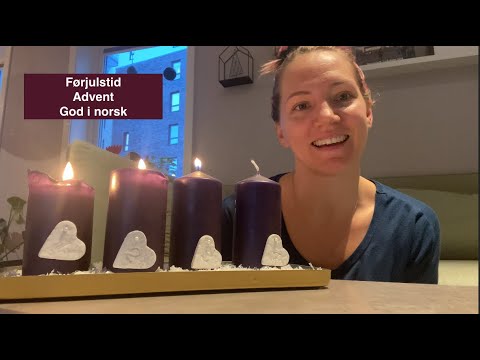 Førjulstid - Christmas - God i norsk