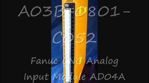 A03B-0801-C052 In Stock! Call (919) 624-6648 Fanuc CNC Analog Input Module AD04A