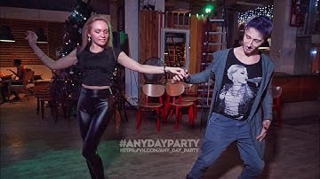 AnyDay Party. Pavel Dobrovolskii and Ketrin. #Zouk improvisation.