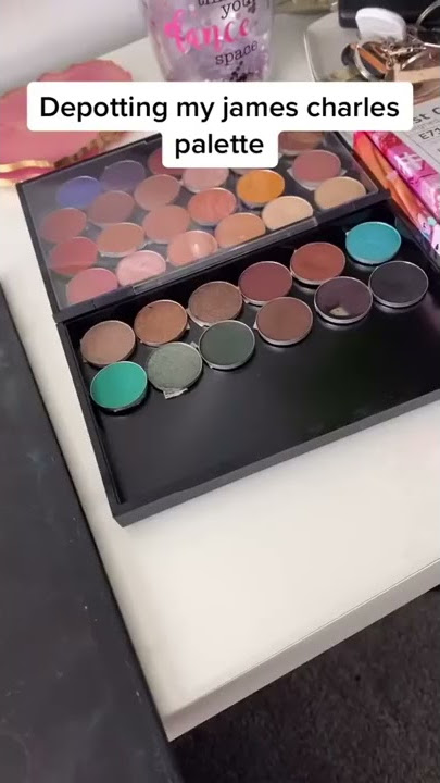 James Charles new palette stained fans eyes