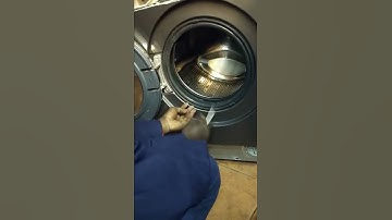 how to remove a front load washing machine door seal clipping wire