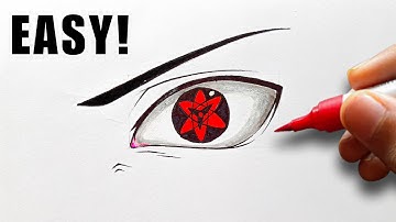 How to draw Sasuke