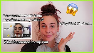 Q&A  how much I made from my viral makeup video, how am I really?