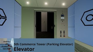 Cortex elevator at 5th Commerce Tower | Roblox (Parking Elevator)
