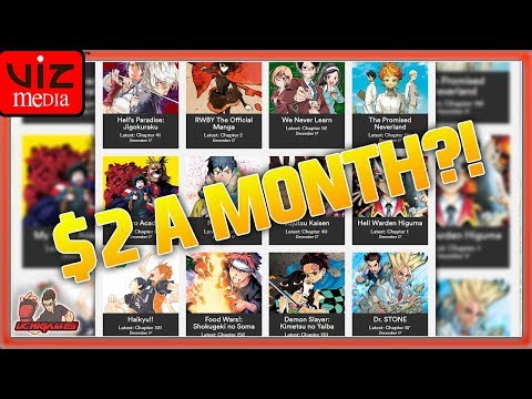 VIZ MEMBERSHIP IS BUSTED!! MANGA CATALOG BACK-LOG VIRTUALLY FREE!!