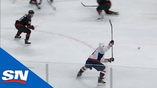 Alex Ovechkin Ties The Game With Vintage One-Timer On Power Play