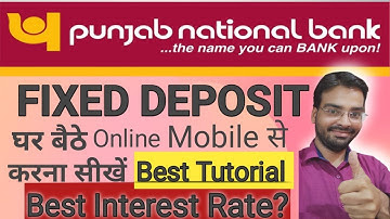 Punjab National Bank Fixed Deposit(FD) | PNB One App FD creation Process in hindi | PNB FD kaise kre