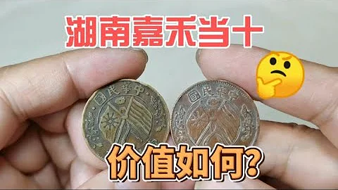 民國時期湖南省造嘉禾當十銅元，價值如何？葡萄花價值更高~分享錢幣知識，學會理財才會增值[華風泉社] - 天天要聞