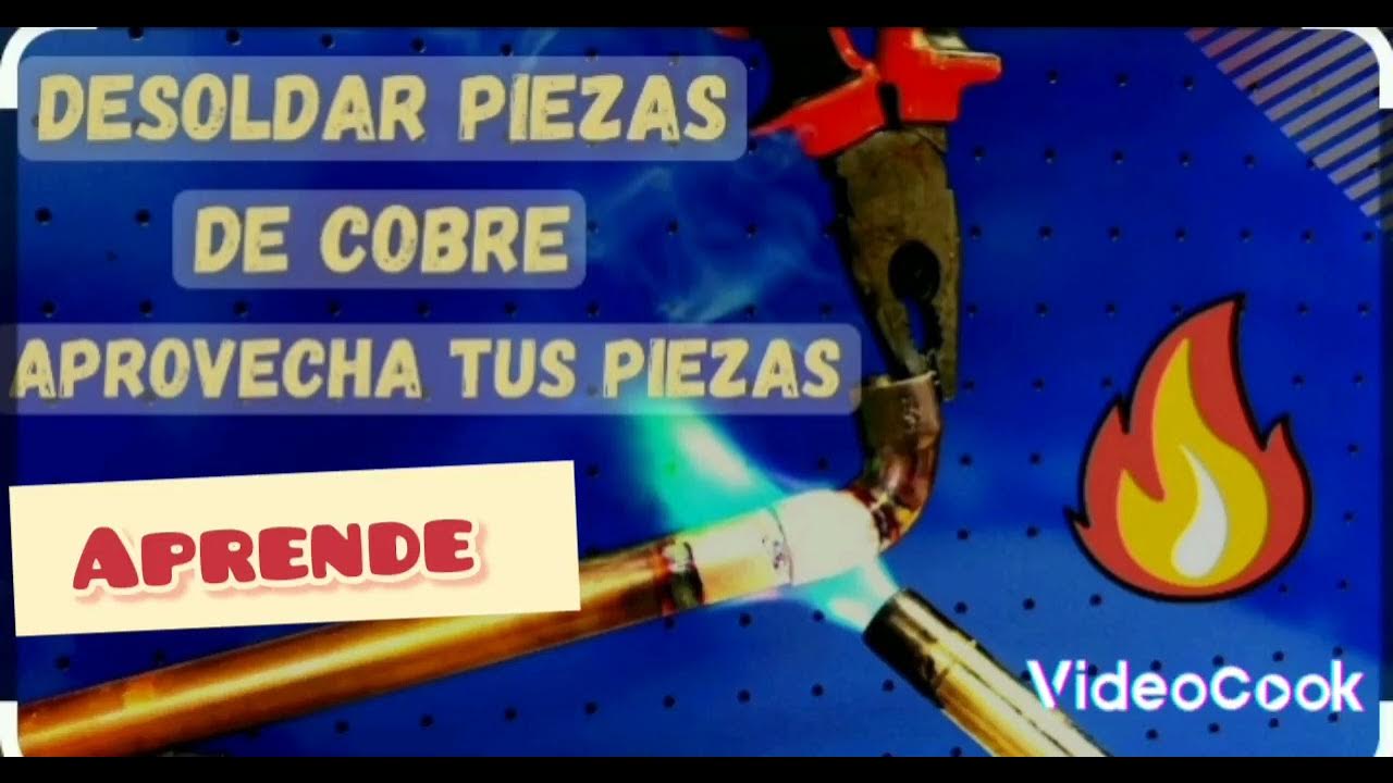 como desoldar piezas en cañeria de cobre facil. YouTube como desoldar piezas en cañeria de cobre facil. YouTube