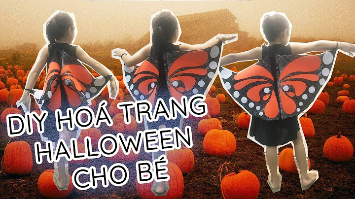 Hóa trang halloween cho bé trai tu lam