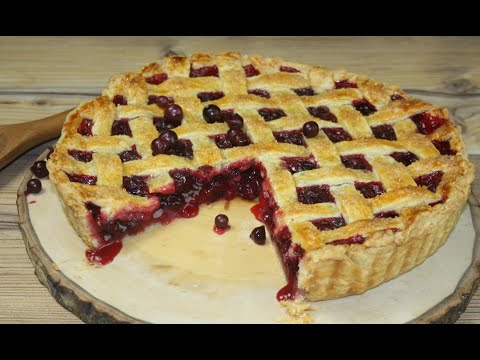 Ягодный пирог из черной смородины рецепт / Blackcurrant pie recipe