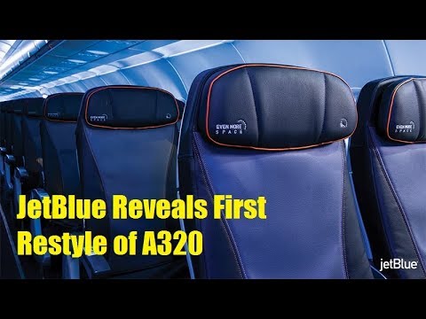 Jetblue Reveals First Complete Restyle Of A320 Aircraft Interior 2018