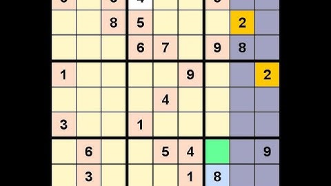 How to Solve Washington Times Sudoku Difficult February 24, 2021